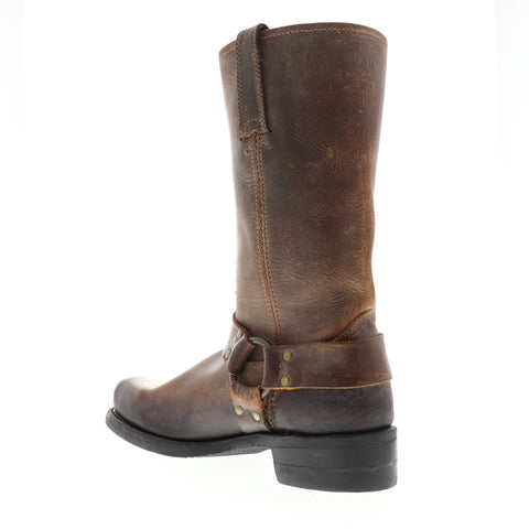 Frye Harness 12R 81325 Mens Brown Leather Casual Dress Lace Up Boots Shoes