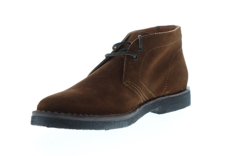 Frye Arden Chukka Mens Brown Suede Casual Dress Lace Up Chukkas Shoes