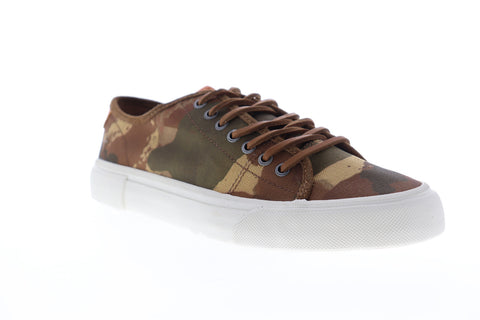 Frye Ludlow Low 81491 Mens Brown Suede Low Top Lace Up Lifestyle Sneakers Shoes