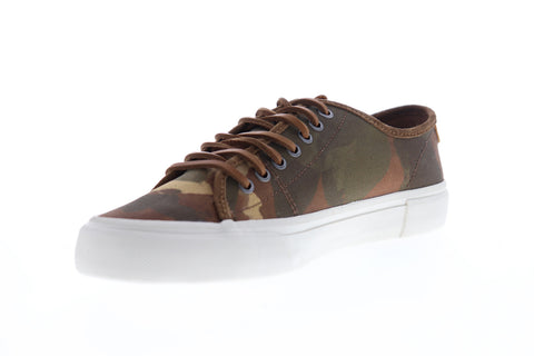 Frye Ludlow Low 81491 Mens Brown Suede Low Top Lace Up Lifestyle Sneakers Shoes