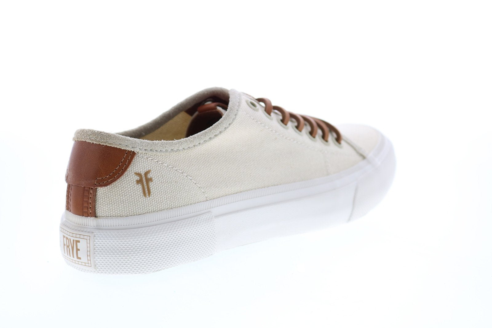 Frye Ludlow Low Canvas Sneakers Frye Ludlow Low 81491 Mens White Canvas Lifestyle Sneakers  main image 3