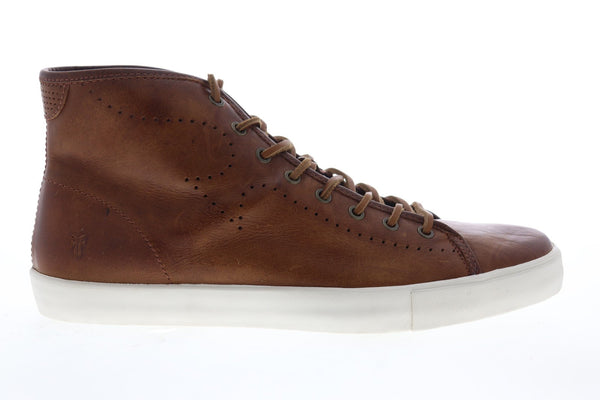 Frye Brett Perf Logo High 81511 Mens Brown Leather Lifestyle  display picture 2