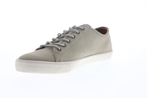 Frye Brett Low 81518 Mens Gray Leather Low Top Lace Up Lifestyle Sneakers Shoes
