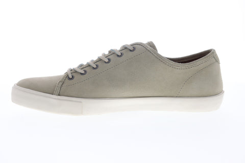 Frye Brett Low 81518 Mens Gray Leather Low Top Lace Up Lifestyle Sneakers Shoes