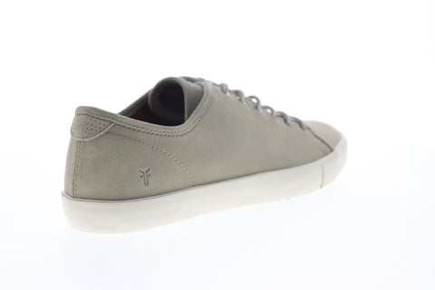 Frye Brett Low 81518 Mens Gray Leather Low Top Lace Up Lifestyle Sneakers Shoes
