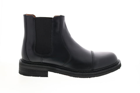 Frye Griffin Chelsea 81555 Mens Black Leather Slip On Chelsea Boots