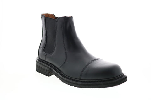 Frye Griffin Chelsea 81555 Mens Black Leather Slip On Chelsea Boots