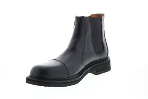 Frye Griffin Chelsea 81555 Mens Black Leather Slip On Chelsea Boots