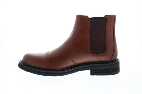 Frye Griffin Chelsea 81557 Mens Brown Leather Slip On Chelsea Boots