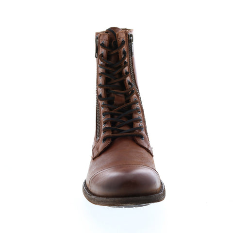 Frye Tyler Double Zip 81624 Mens Brown Leather Zipper Casual Dress Boots 