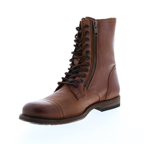 Frye Tyler Double Zip 81624 Mens Brown Leather Zipper Casual Dress Boots 