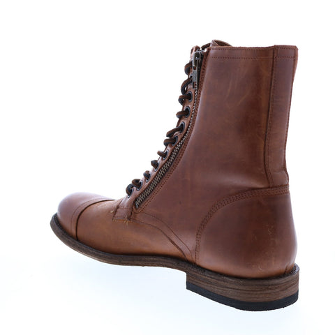 Frye Tyler Double Zip 81624 Mens Brown Leather Zipper Casual Dress Boots 