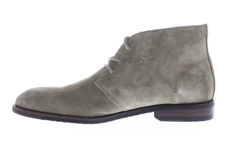 Frye Sam Chukka Mens Gray Suede Casual Dress Lace Up Chukkas Shoes