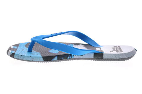 Rider R1 Blockbuster The Blues Brothers Mens Blue Flip-Flops Sandals Shoes