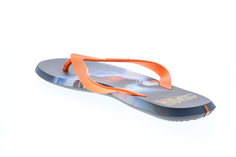 Rider R1Blockbus Back To The Future Mens Orange Flip-Flops Sandals Shoes