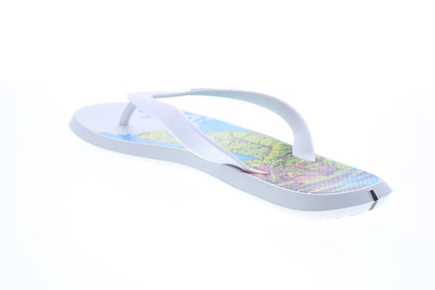 Rider Monsters Creature From The Black Lagoon 82664-21573 Mens White Synthetic Flip-Flops Sandals Shoes