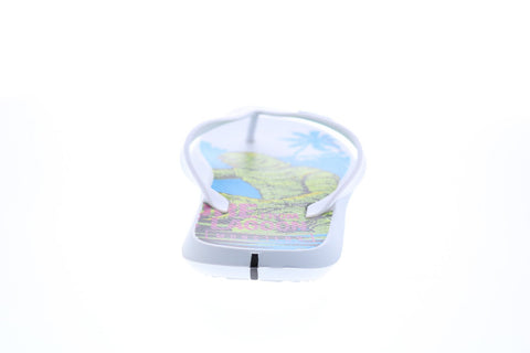 Rider Monsters Creature From The Black Lagoon 82664-21573 Mens White Synthetic Flip-Flops Sandals Shoes