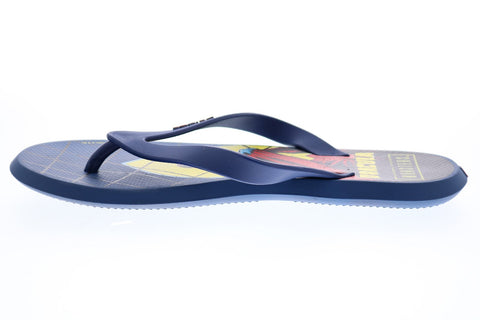 Rider Monsters Dracula 82664-21717 Mens Blue Synthetic Flip-Flops Sandals Shoes