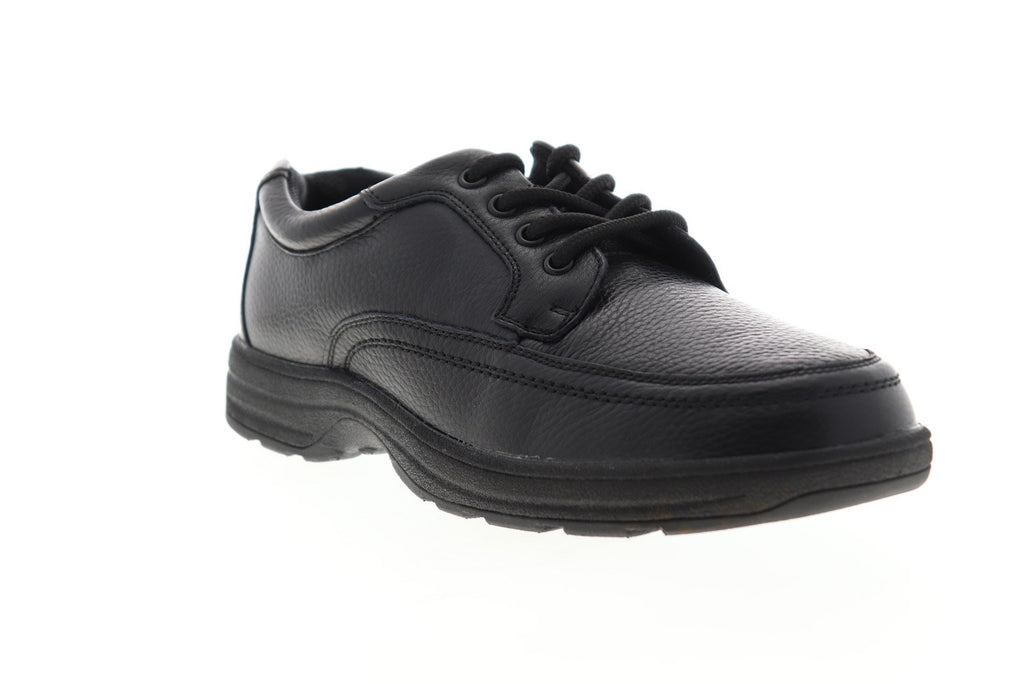 Nunn Bush Colton 83055-78 Mens Black Leather Lace Up Plain Toe Oxfords ...