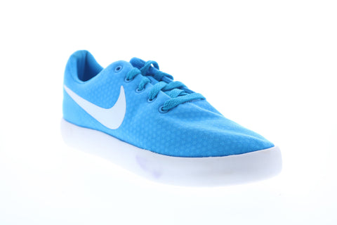Nike Ankle High 833663-410 Womens Blue Canvas Low Top Lifestyle Sneakers Shoes