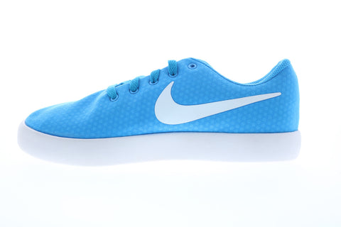 Nike Ankle High 833663-410 Womens Blue Canvas Low Top Lifestyle Sneakers Shoes