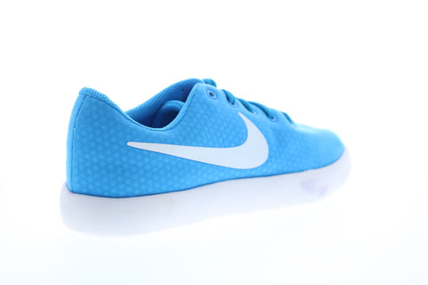 Nike Ankle High 833663-410 Womens Blue Canvas Low Top Lifestyle Sneakers Shoes