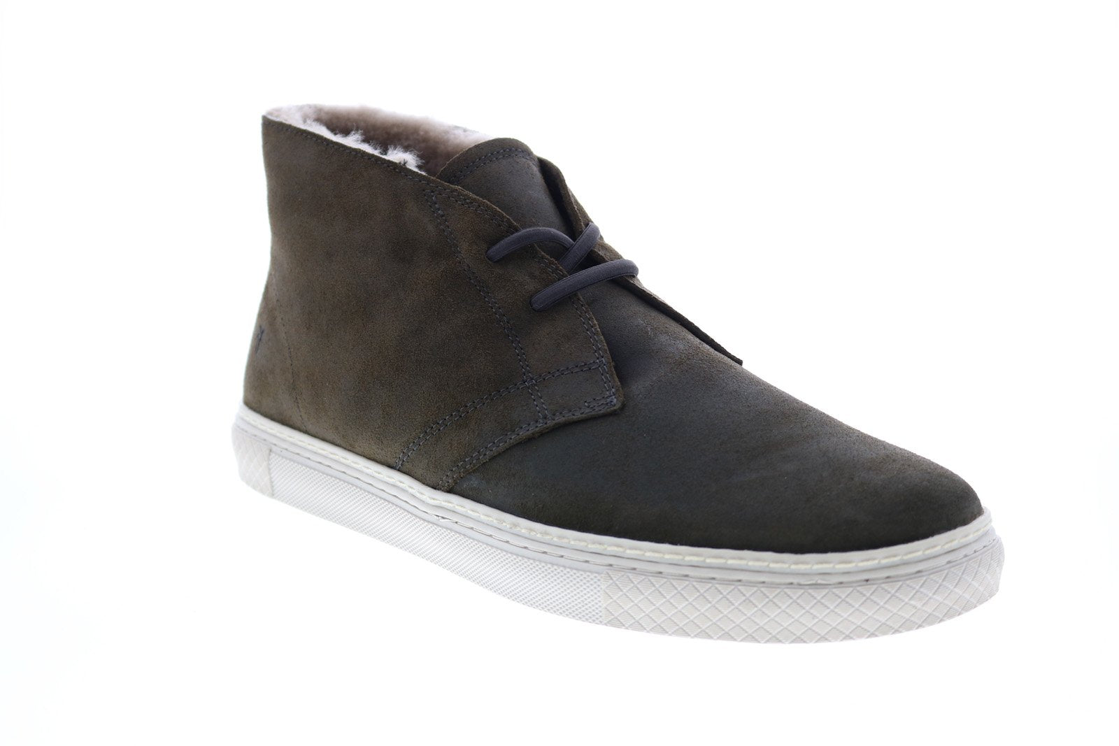 FRYE | Scott Graphite Chukka Suede Leather Lace Up Boots 3480077 Gray/Grey (10) FRYE Paul Chukka | Harbour Thread main image 2