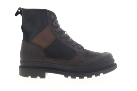 Frye Scout Boot 83703 Mens Black Leather High Top Lace Up Casual Dress Boots