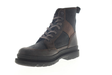 Frye Scout Boot 83703 Mens Black Leather High Top Lace Up Casual Dress Boots