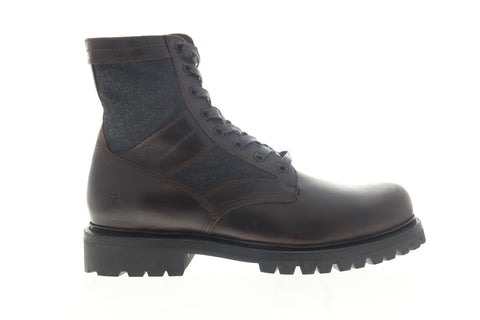 Frye Trench Combat 83705 Mens Brown Leather Casual Dress Boots