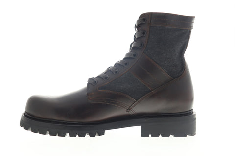 Frye Trench Combat 83705 Mens Brown Leather Casual Dress Boots