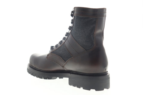 Frye Trench Combat 83705 Mens Brown Leather Casual Dress Boots