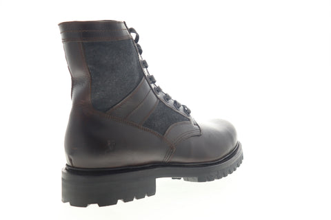 Frye Trench Combat 83705 Mens Brown Leather Casual Dress Boots