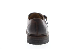 Frye James Double Monk 84120 Mens Brown Leather Monk Strap 