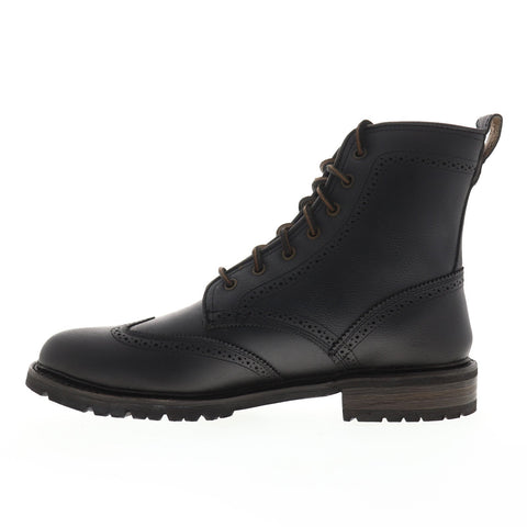 Frye James Lug Wingtip Boot 84123 Mens Black Casual Dress Boots Shoes