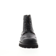 Frye Earl Wingtip Lace Up 84138 Mens Black Leather Casual Dress Boots -  Ruze Shoes