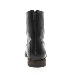 Frye Jacob Back Zip 84180 Mens Black Leather Zipper Casual  display picture 3