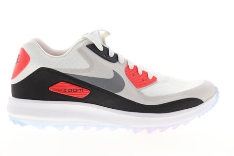 Nike Air Zoom 90 IT 844648-100 Womens White Canvas Lace Up Athletic Golf Shoes
