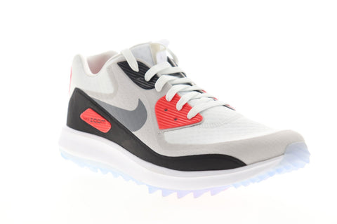 Nike Air Zoom 90 IT 844648-100 Womens White Canvas Lace Up Athletic Golf Shoes