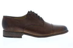 Frye Harvey Cap Toe 84466 Mens Brown Leather Dress Lace Up Oxfords Shoes
