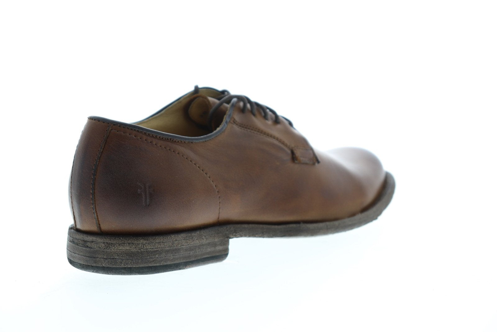 Men\'s Frye Phillip Oxfords In Brown Leather 84570 Frye Phillip Oxford 84570 Mens Black Leather Lace Up Plain  main image 4