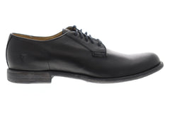 Frye Phillip Oxford Mens Black Leather Casual Dress Lace Up Oxfords Shoes