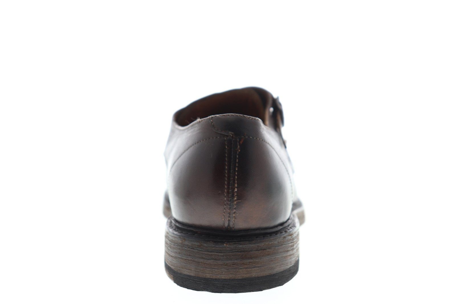 Frye Jones Double Monk 84604 Mens Brown Leather Monk Strap 