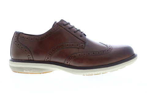 Nunn Bush Maclin St. 84727-249 Mens Brown Leather Lace Up Dress Oxfords Shoes