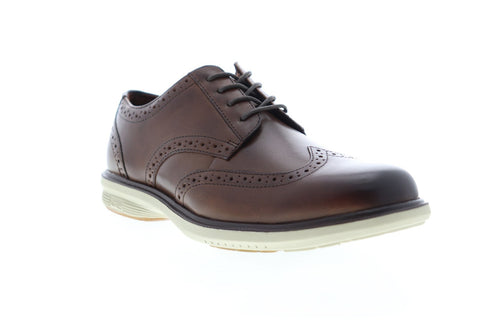 Nunn Bush Maclin St. 84727-249 Mens Brown Leather Lace Up Dress Oxfords Shoes