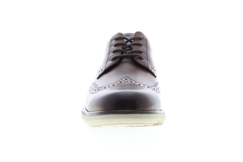 Nunn Bush Maclin St. 84727-249 Mens Brown Leather Lace Up Dress Oxfords Shoes