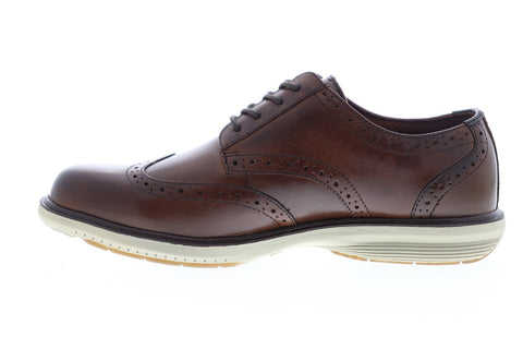 Nunn Bush Maclin St. 84727-249 Mens Brown Leather Lace Up Dress Oxfords Shoes
