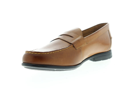Nunn Bush Drexel 84744-221 Mens Brown Leather Low Top Penny Loafers Shoes