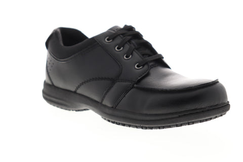 Nunn Bush Stefan 84790-001 Mens Black Low Top Lace Up Plain Toe Oxfords Shoes