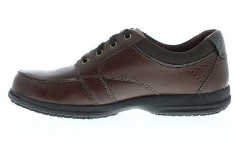 Nunn Bush Stefan 84790-200 Mens Brown Synthetic Lace Up Casual Oxfords Shoes